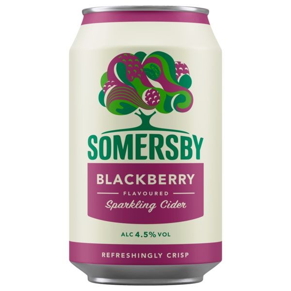 24 Dosen 0,33L Somersby Blackberry Cider 4.5% vol.