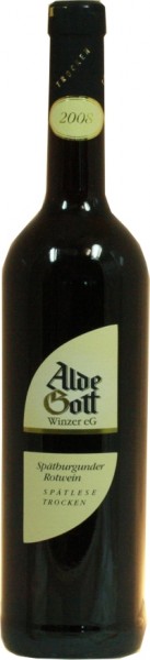 Alde Gott Spätburgunder Rotwein Trocken Spätlese 2009er