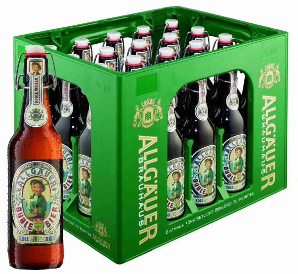 Allgäuer Büble Hefe Edel Weissbier Naturtrüb 0,5L 5,3% vol. Originalkiste