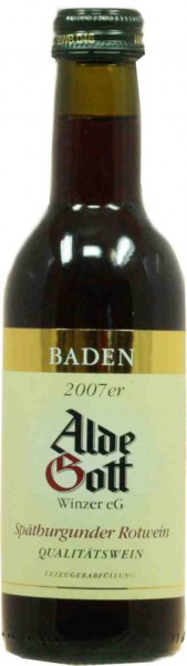 Alde Gott Spätburgunder Rotwein Qualitätswein