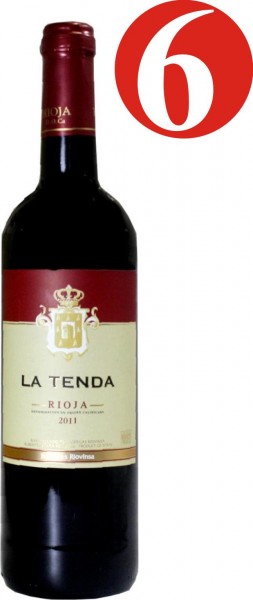 6x La Tenda Rioja 2011 Rotwein