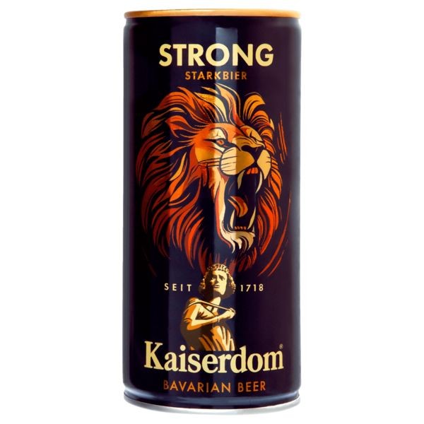 12 x 1L Kaiserdom strong Doppelbock 8,5% vol. Starkbier aus Bayern in 1 Liter Dose