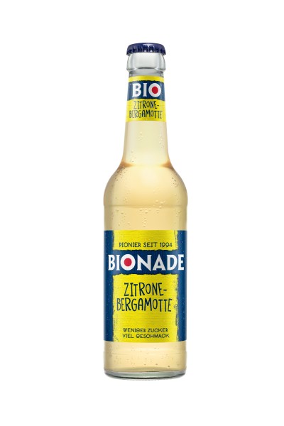 2 x 12 Bionade Zitrone-Bergamotte 0,33L Originalkiste Glasflasche MEHRWEG