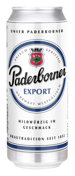 24 x Paderborner Export 0,5L Dose 5,5% vol.alc. EINWEG