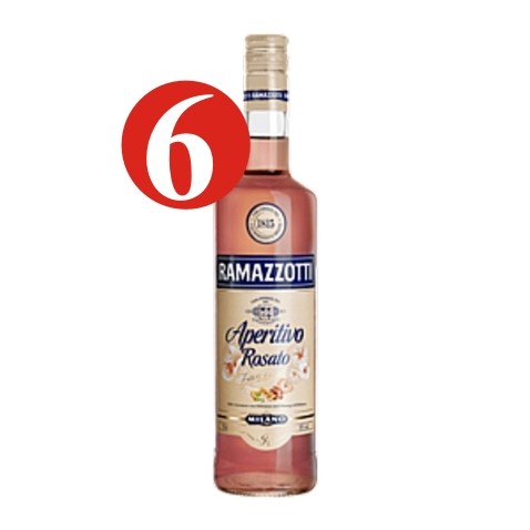 6x Ramazzotti Aperitivo Rosato 15% 0,7L