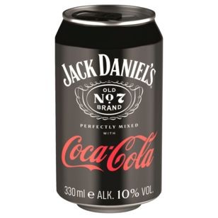 24 x Dosen JACK DANIEL'S und Cola 330 ml 10% vol. Einwegpfand