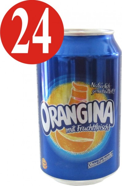 24 x Orangina Erfrischungsgetränk 0,33l Dose