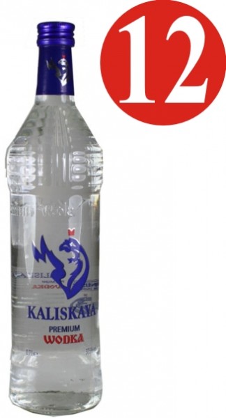 12x Kaliskaya Wodka Premium 37,5 % Vol.