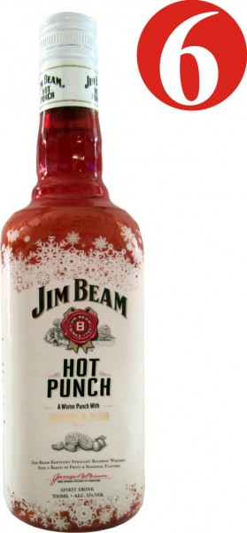 6x Jim Beam Hot Punch 0,7 L Flasche 15 %