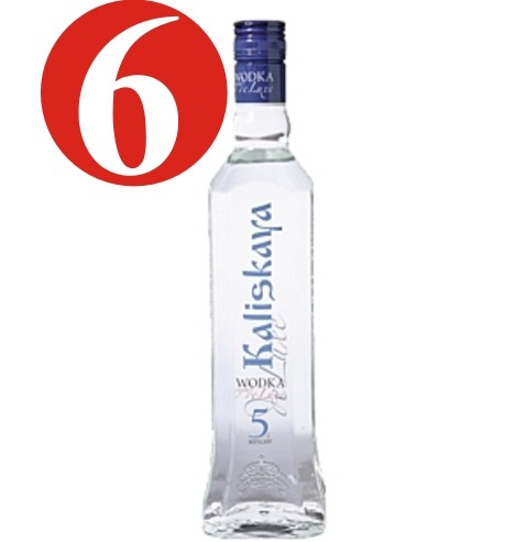 6x Kaliskaya WODKA DELUXE 40% VOL.-0,7L