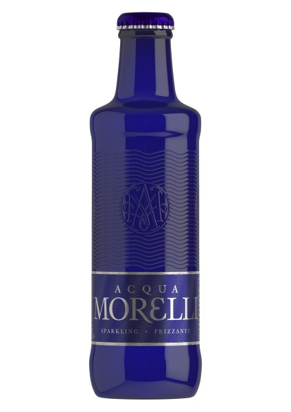 24 x 0,25 l ACQUA MORELLI Sparkling Gastro-Glasflache in Originalkiste Mehrwegpfand