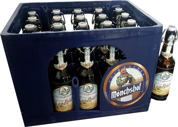 20x Kulmbacher Mönchshof Landbier 0,5 L 5,4% vol. in Originalkiste MEHRWEG