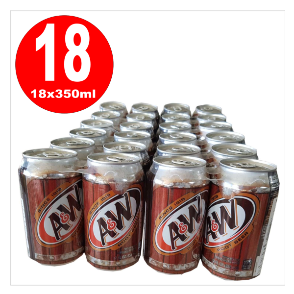 18x 0,355ml Dosen A&W Rootbeer Softdrink aus USA inkl. 4,5 Euro DPG-Pfand_EINWEG Reduziert